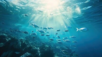 The ocean serves as a major source of food and resources for human societies, providing seafood, minerals, and energy.