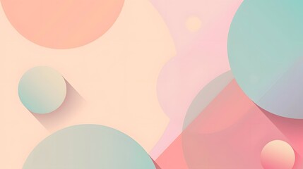 Stylish Pastel Geometric Pattern