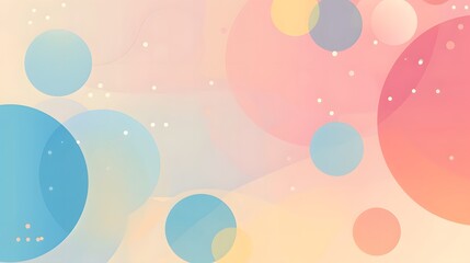 Minimalist Pastel Vector Background
