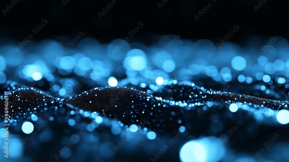 Poster a technological abstract background with lines and dots connecting. data visualization concept for l