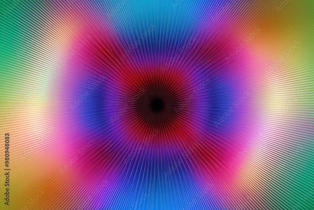 Poster 4k beautiful color gradient background with holographic noise effect in 80s and 90s style