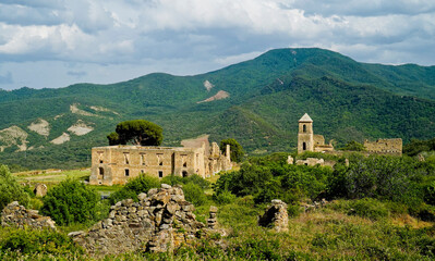 Campomaggiore vecchio, borgo fantasma,Potenza,Basilicata,Italy