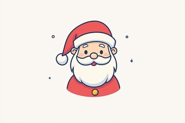 Weihnachtsmann Cartoon Figur 