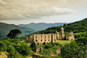 Campomaggiore vecchio, borgo fantasma,Potenza,Basilicata,Italy