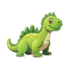 Naklejka premium Ampelosaurus Clipart Illustration