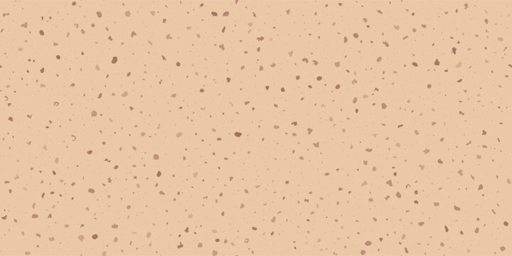Seamless pattern of tanned freckled skin of warm shade with uniform filling. Polka dots bg of old human hand or young skin with melanin dots. Spots on eggshell