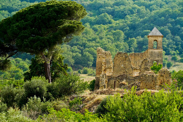 Campomaggiore vecchio, borgo fantasma,Potenza,Basilicata,Italy