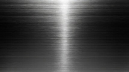 A smooth gradient of silver and black, resembling brushed metal, ideal for backgrounds or design...