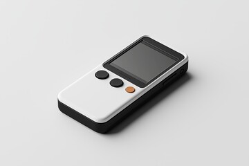 Fototapeta premium pager, beeper mockup on white background
