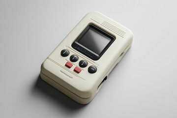 pager, beeper mockup on white background