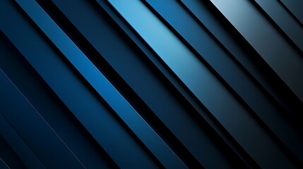 A modern abstract design featuring diagonal blue lines creating depth and texture.