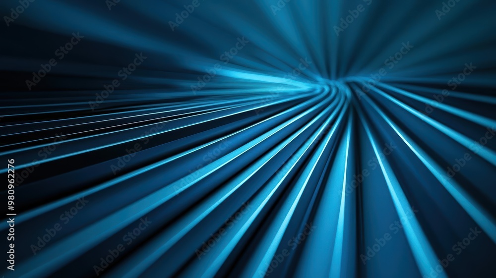 Poster abstract blue lines create dynamic patterns, symbolizing motion, technology, and innovation. perfect