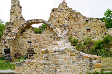 Campomaggiore vecchio, borgo fantasma,Potenza,Basilicata,Italy