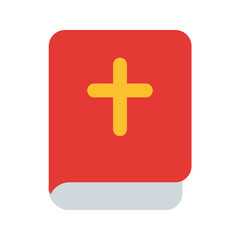 Obraz premium bible flat icon