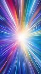 Obraz premium Abstract light burst pattern motion speed.