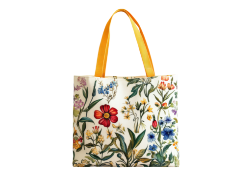 Tote bag . Transparent background, Isolated PNG.