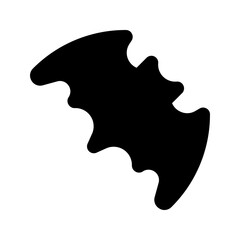 bat glyph icon
