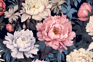 Flower and plant pattern flower backgrounds.