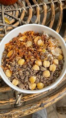 koshary traditional egyptian dish