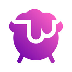 magic pot gradient icon