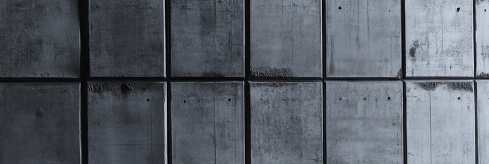 In the background is a black concrete cement texture with a light glow. The walls are scratched with brushes.