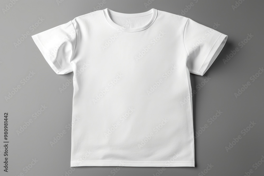 Sticker t-shirt sleeve white coathanger.