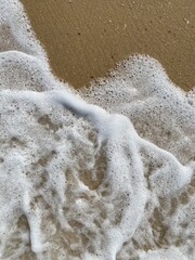 sea and sand, beach shore, sea foam