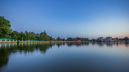 Fototapeta premium Koenigsberg pond in the evening