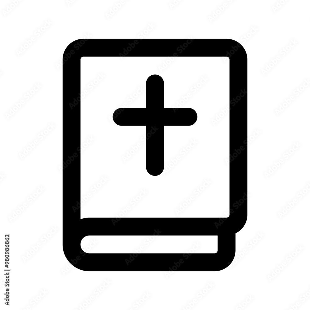 Canvas Prints bible line icon