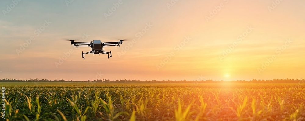 Poster revolutionizing agriculture ai-powered harvesting solutions for smart farming - autonomous crop pick