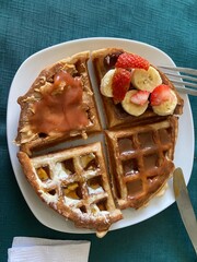 waffles with everything 