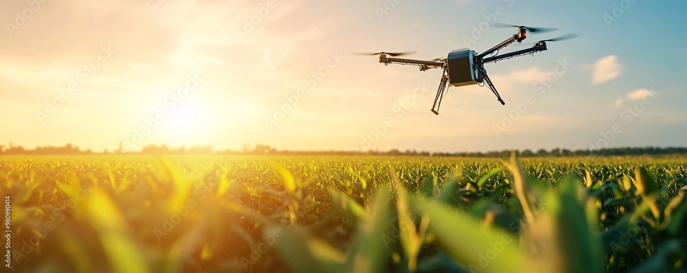 Poster ai-powered harvesting revolution - 16 autonomous ai harvesters with real-time crop monitoring for ef