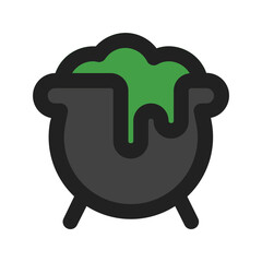 magic pot outline fill icon