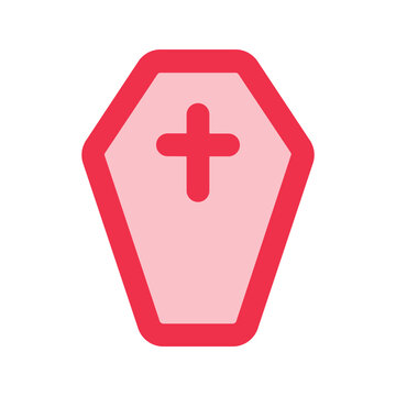 recommend clip art: coffin outline fill icon