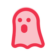 ghost outline fill icon