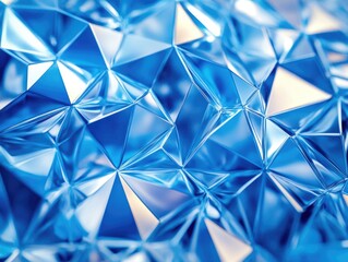 Blue diamonds close-up
