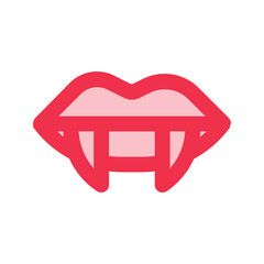 vampire outline fill icon