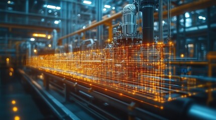 iiot industrial internet of things smart industry 4 0 technology concept