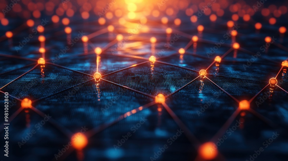 Aufkleber implementation web technology concept business technology internet and network concept 3d illustrati