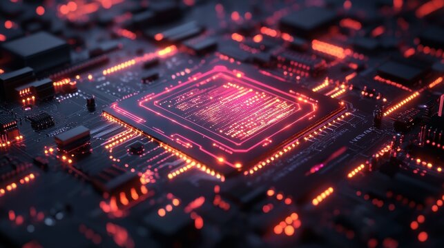 implementation web technology concept business technology internet and network concept 3d illustration