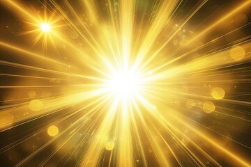 Fototapeta premium Radiant Transitions with Ethereal Sunshine Effects Illuminating Light and Golden Overlays for Dazzling Sun Rays and Brilliant Highlights