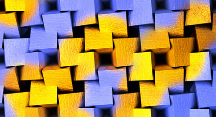 3d composition with cubes. Cubes background	