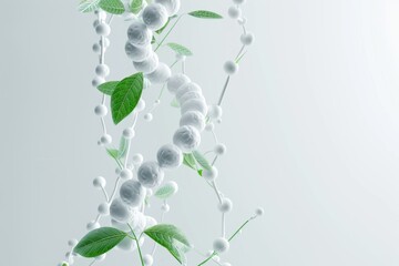 Biotech GMO concept showcasing genetic modifications in plants