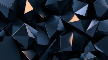 Obraz premium Captivating Monochromatic Geometric Composition A Dynamic Arrangement of SharpEdged Shapes for Modern Design and Contemporary Art Enthusiasts