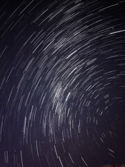 light tunnel in the dark