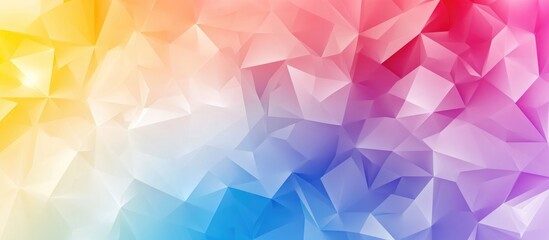 Fototapeta premium Colorful abstract background featuring geometric polygons