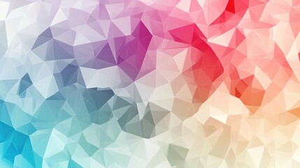 Fototapeta premium Abstract low polygon triangle geometric pattern background