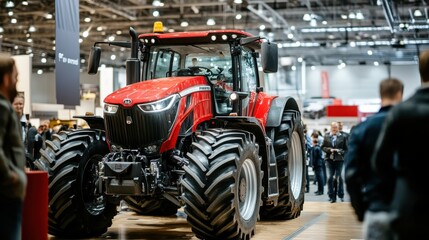 Agricultural machinery exhibition showcasing the latest innovations.