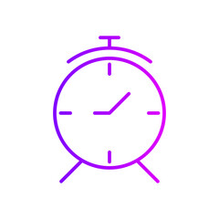 clock gradient icon