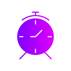 clock gradient icon